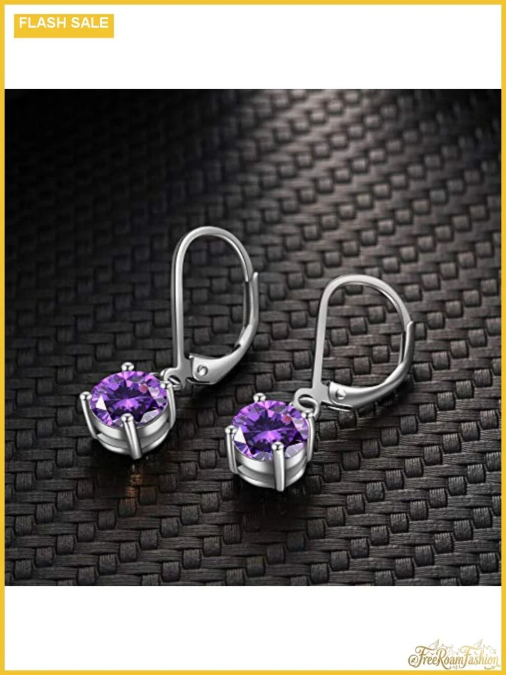 10 Pairs Cubic Zirconia Dangle Earrings Brass Leverback Small Hoop for Women